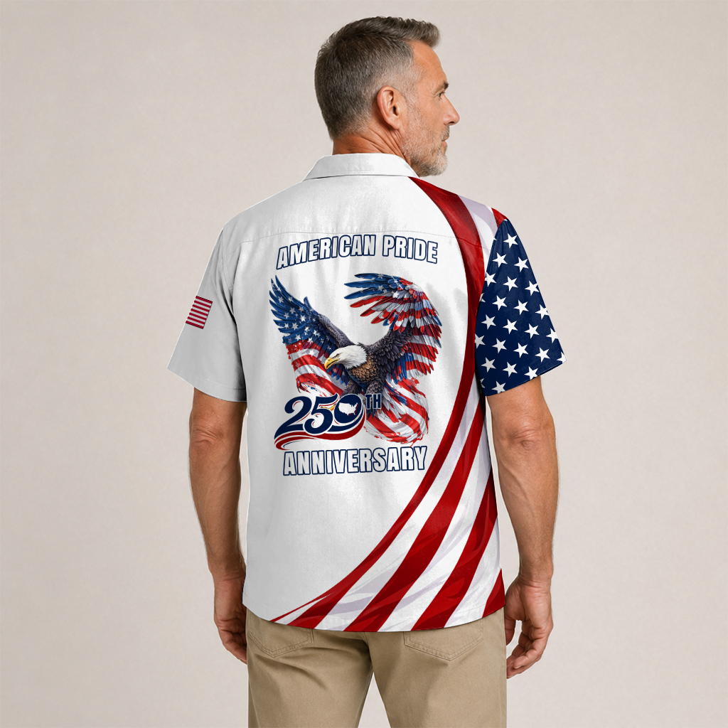 America 250 Years Of Freedom Hawaiian Shirt