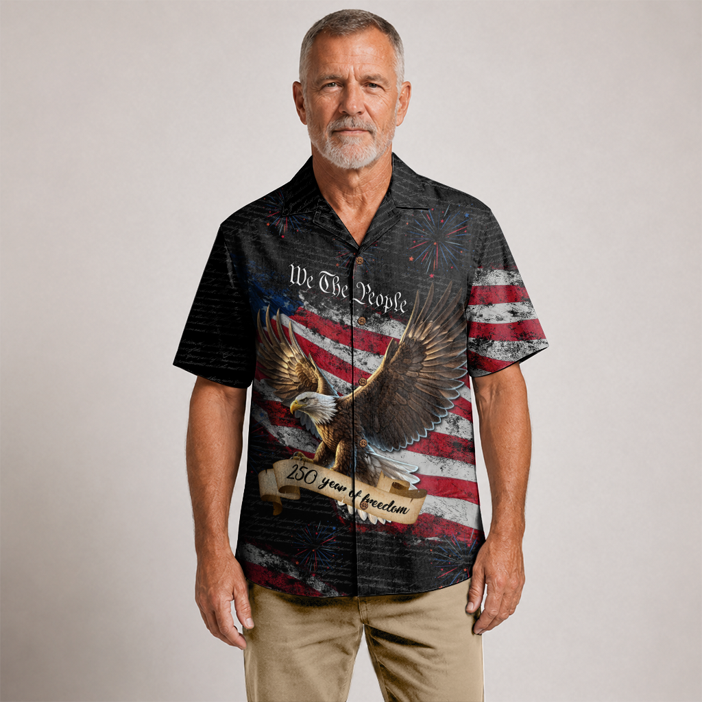 America 250 Years Of Freedom Hawaiian Shirt