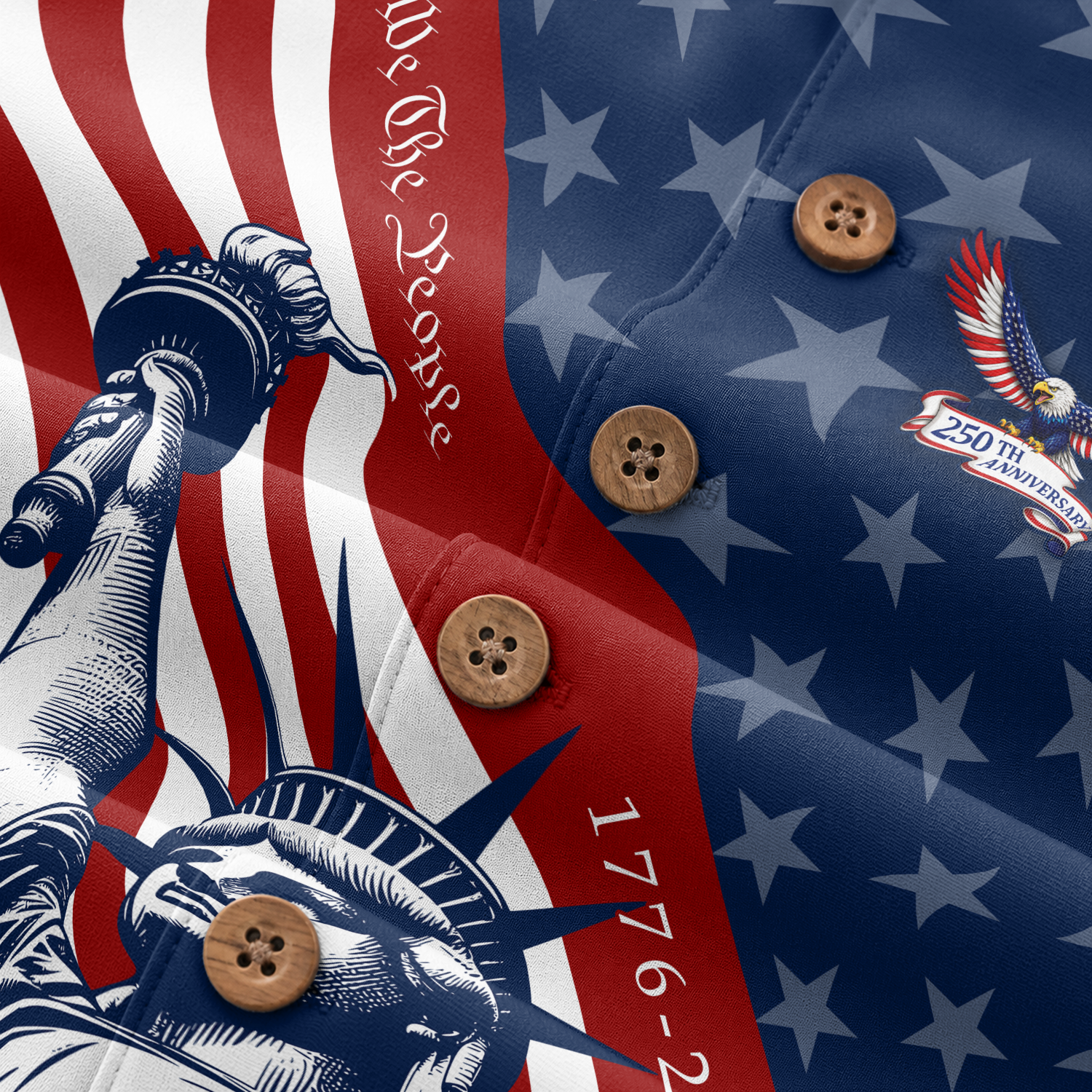 America 250 Years Of Freedom Hawaiian Shirt