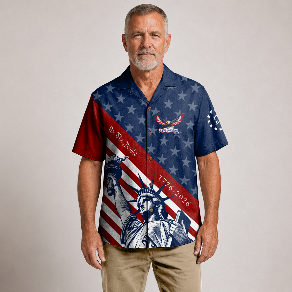 America 250 Years Of Freedom Hawaiian Shirt