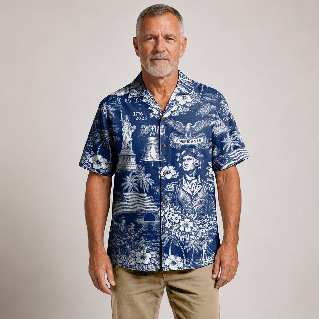 America 250 Years Of Freedom Hawaiian Shirt