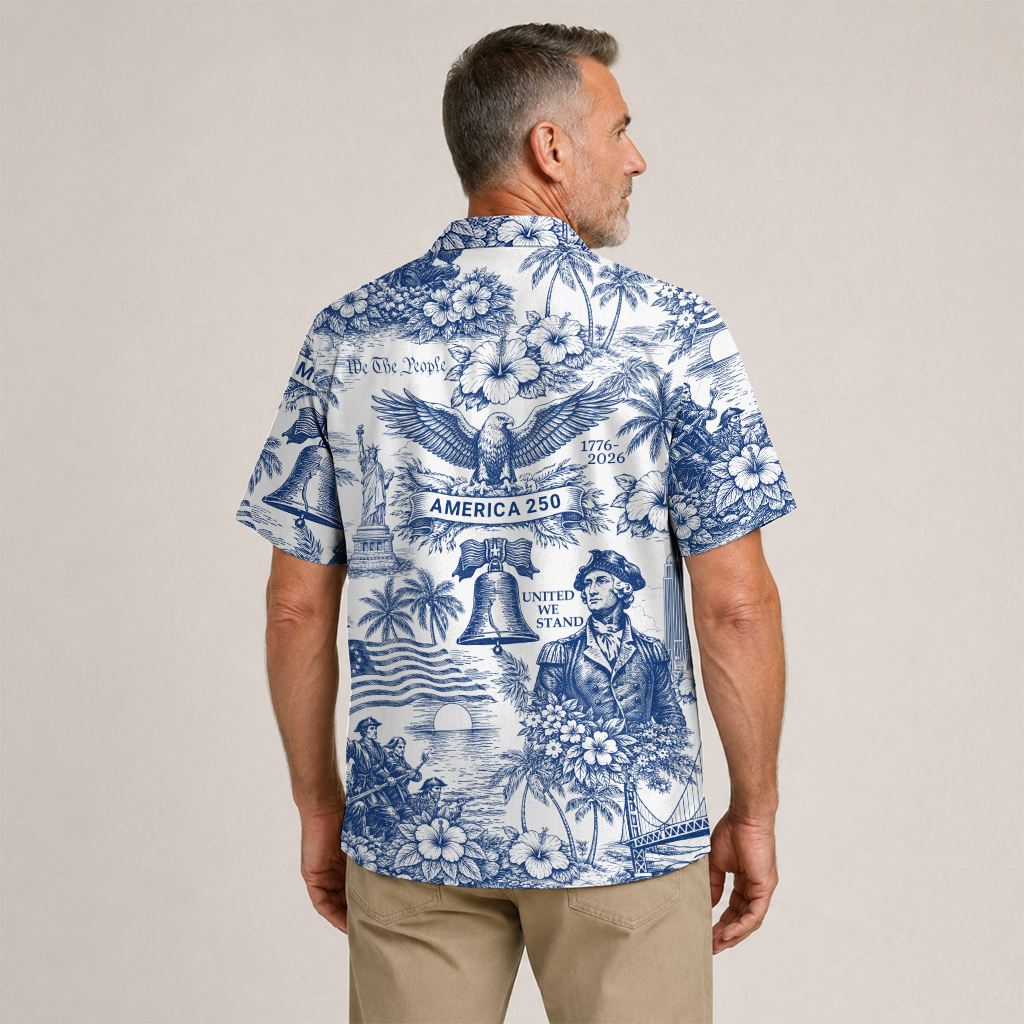 America 250 Years Of Freedom Hawaiian Shirt