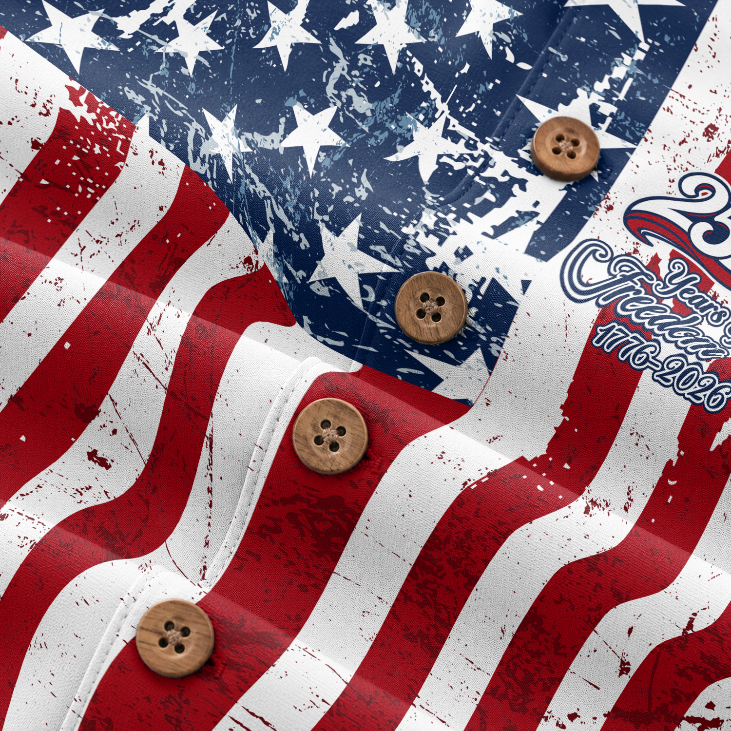 America 250 Years Of Freedom Hawaiian Shirt