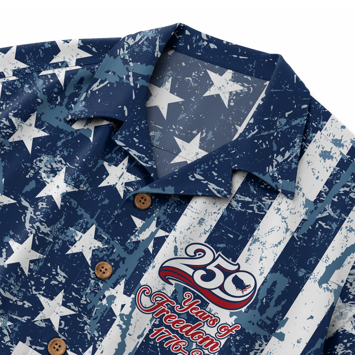 America 250 Years Of Freedom Hawaiian Shirt