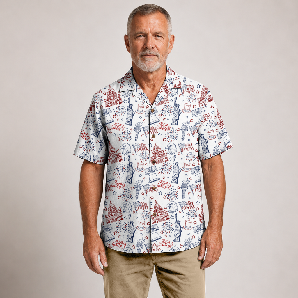 America 250 Years Of Freedom Hawaiian Shirt