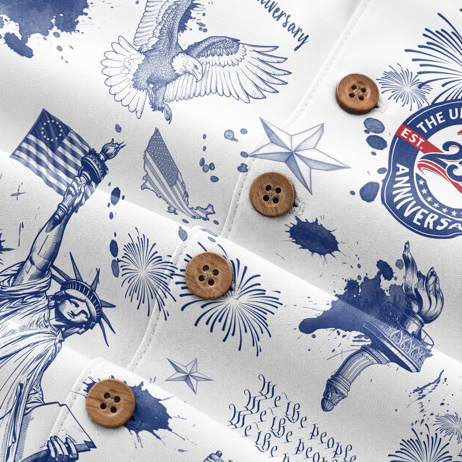 America 250 Years Of Freedom Hawaiian Shirt