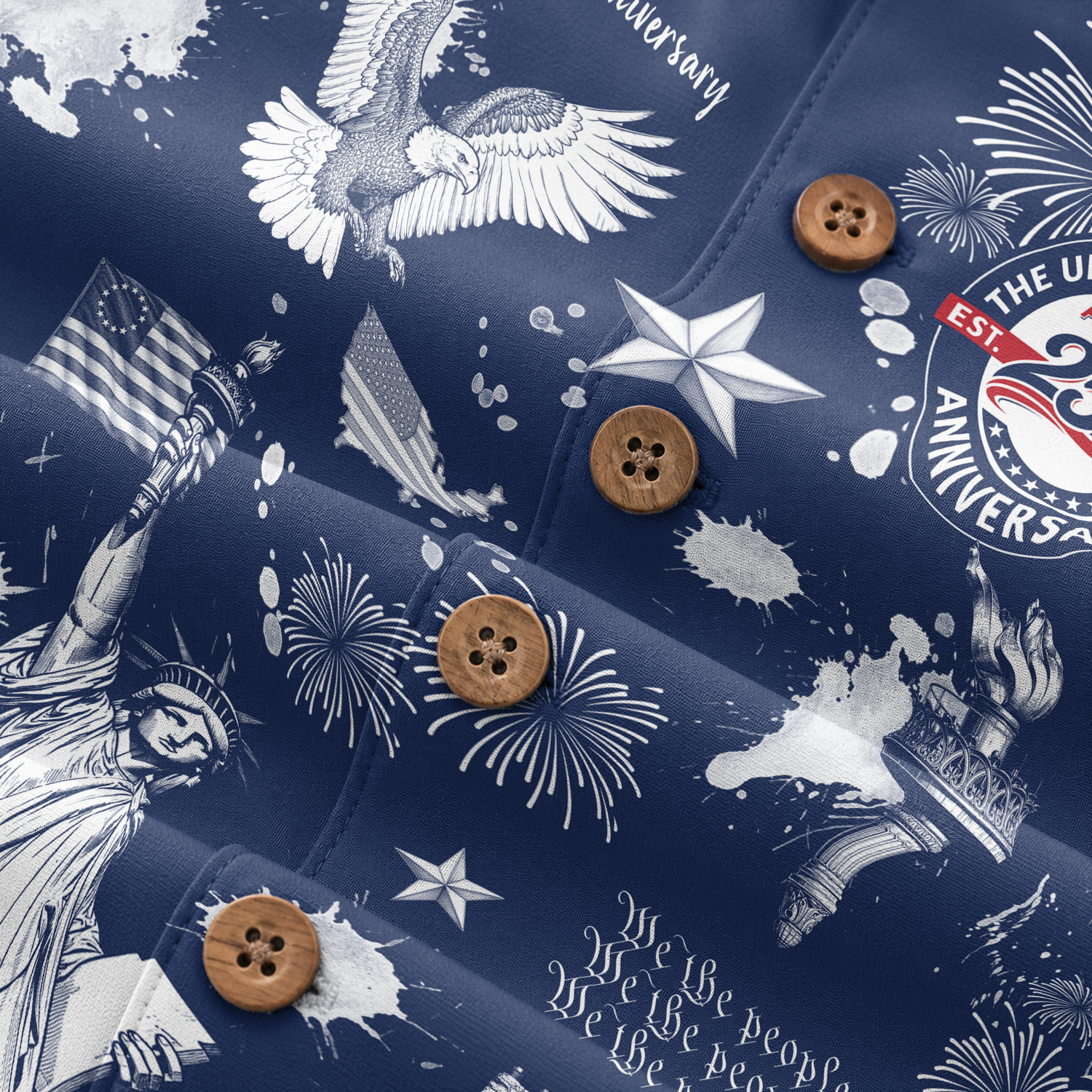 America 250 Years Of Freedom Hawaiian Shirt