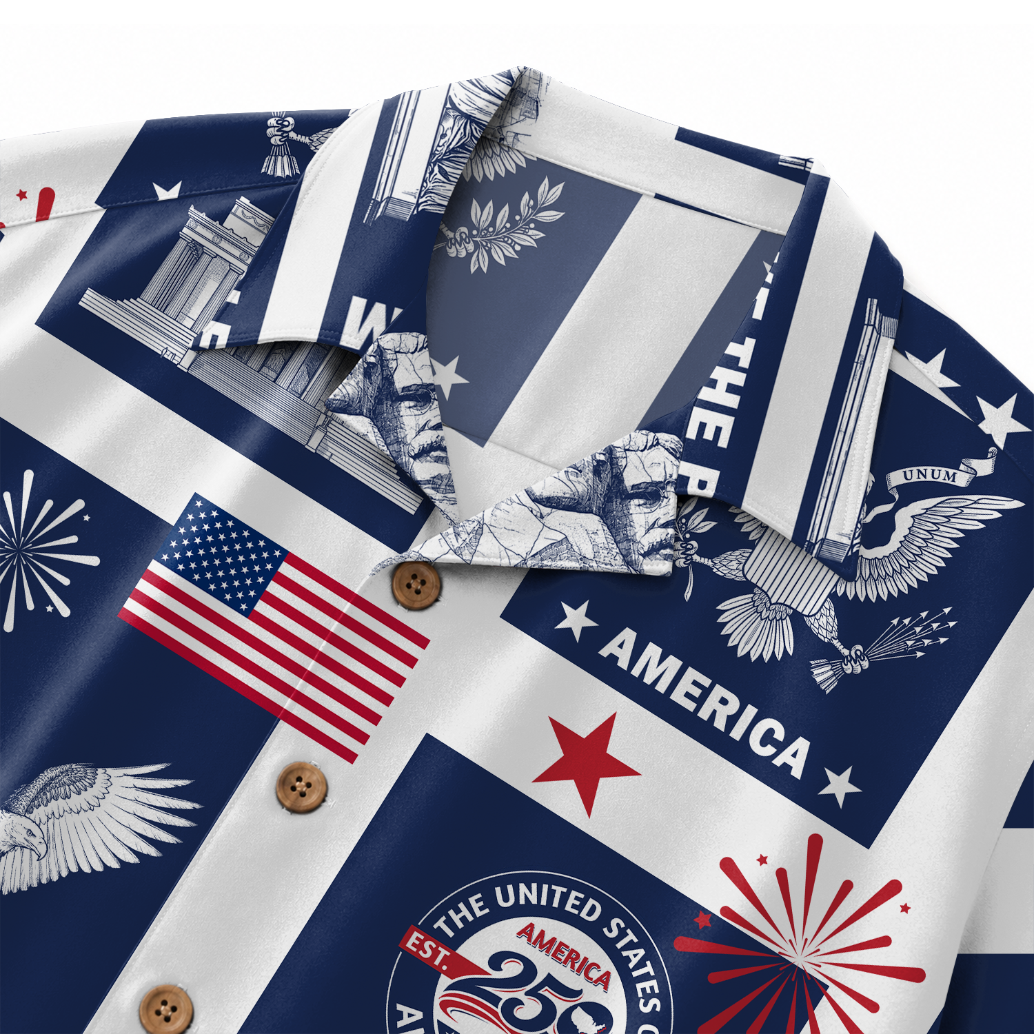 America 250 Years Of Freedom Hawaiian Shirt