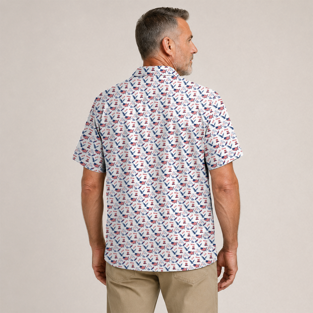 America 250 Years Of Freedom Hawaiian Shirt