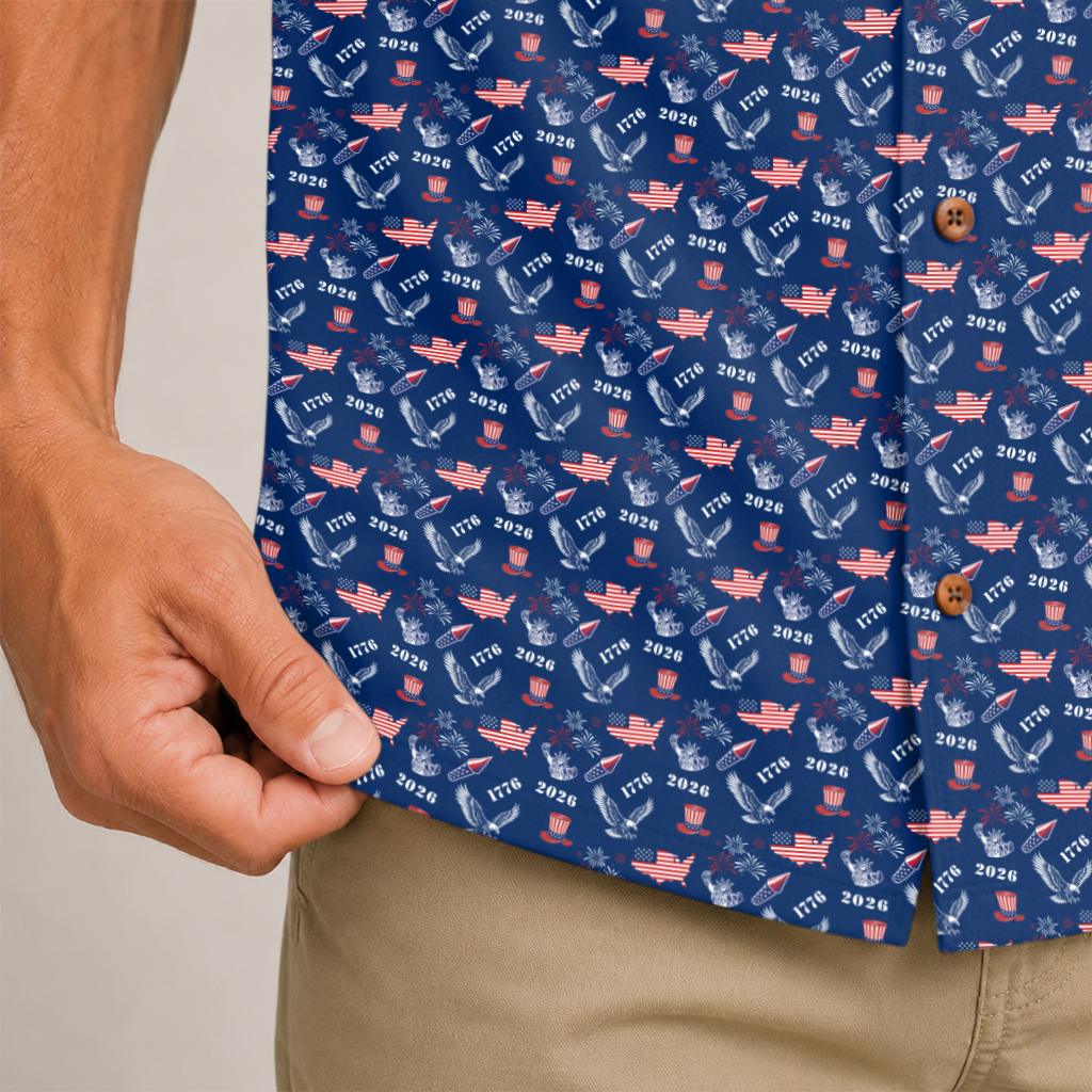 America 250 Years Of Freedom Hawaiian Shirt