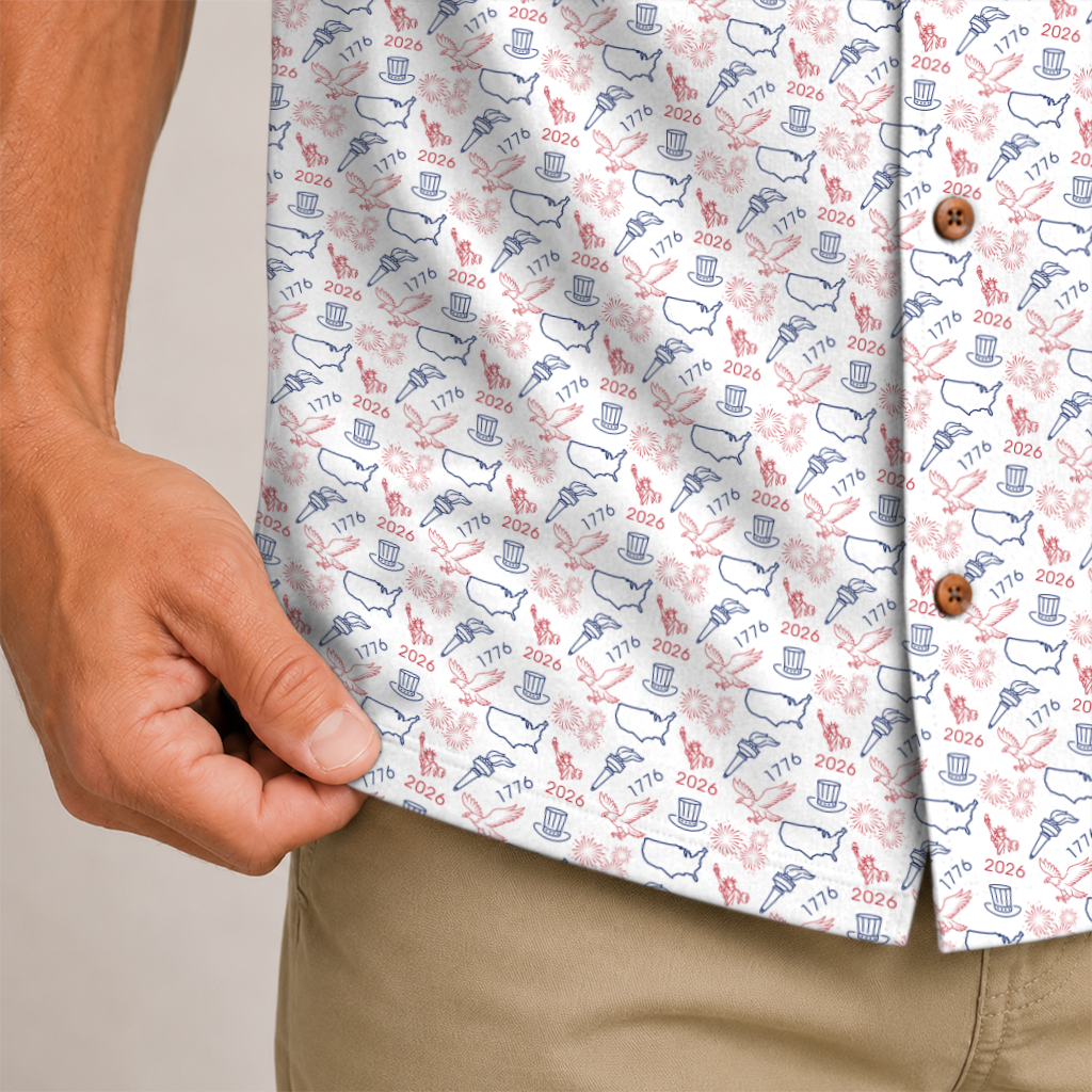 America 250 Years Of Freedom Hawaiian Shirt