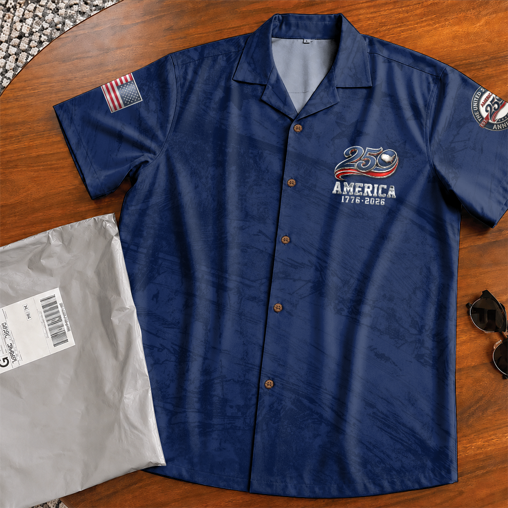 America 250 Years Of Freedom Hawaiian Shirt