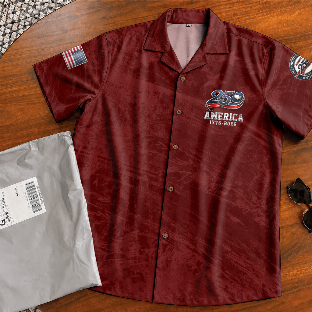America 250 Years Of Freedom Hawaiian Shirt