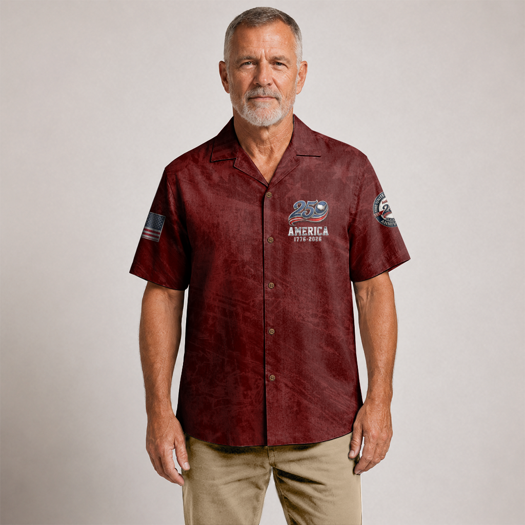 America 250 Years Of Freedom Hawaiian Shirt