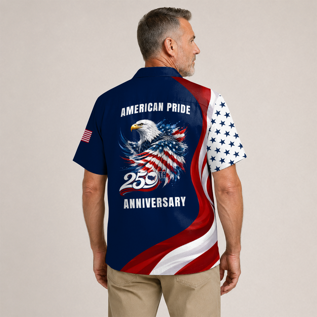 America 250 Years Of Freedom Hawaiian Shirt