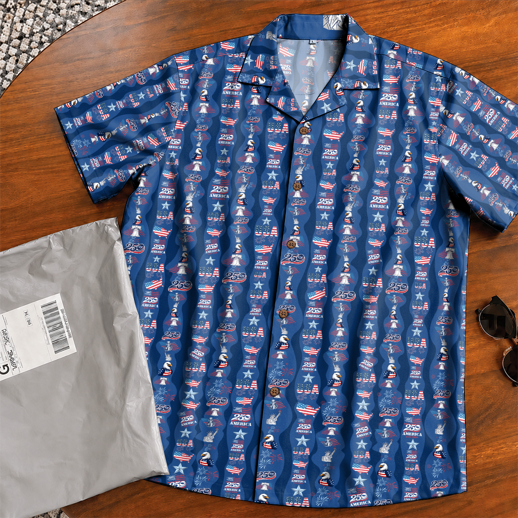 America 250 Years Of Freedom Hawaiian Shirt