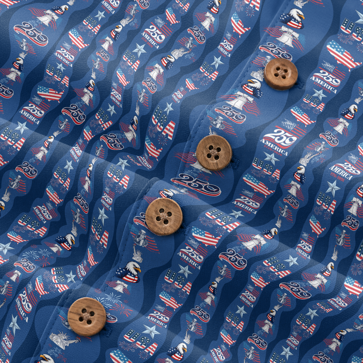 America 250 Years Of Freedom Hawaiian Shirt