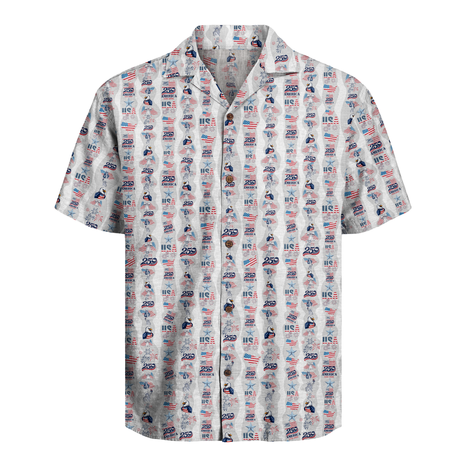America 250 Years Of Freedom Hawaiian Shirt