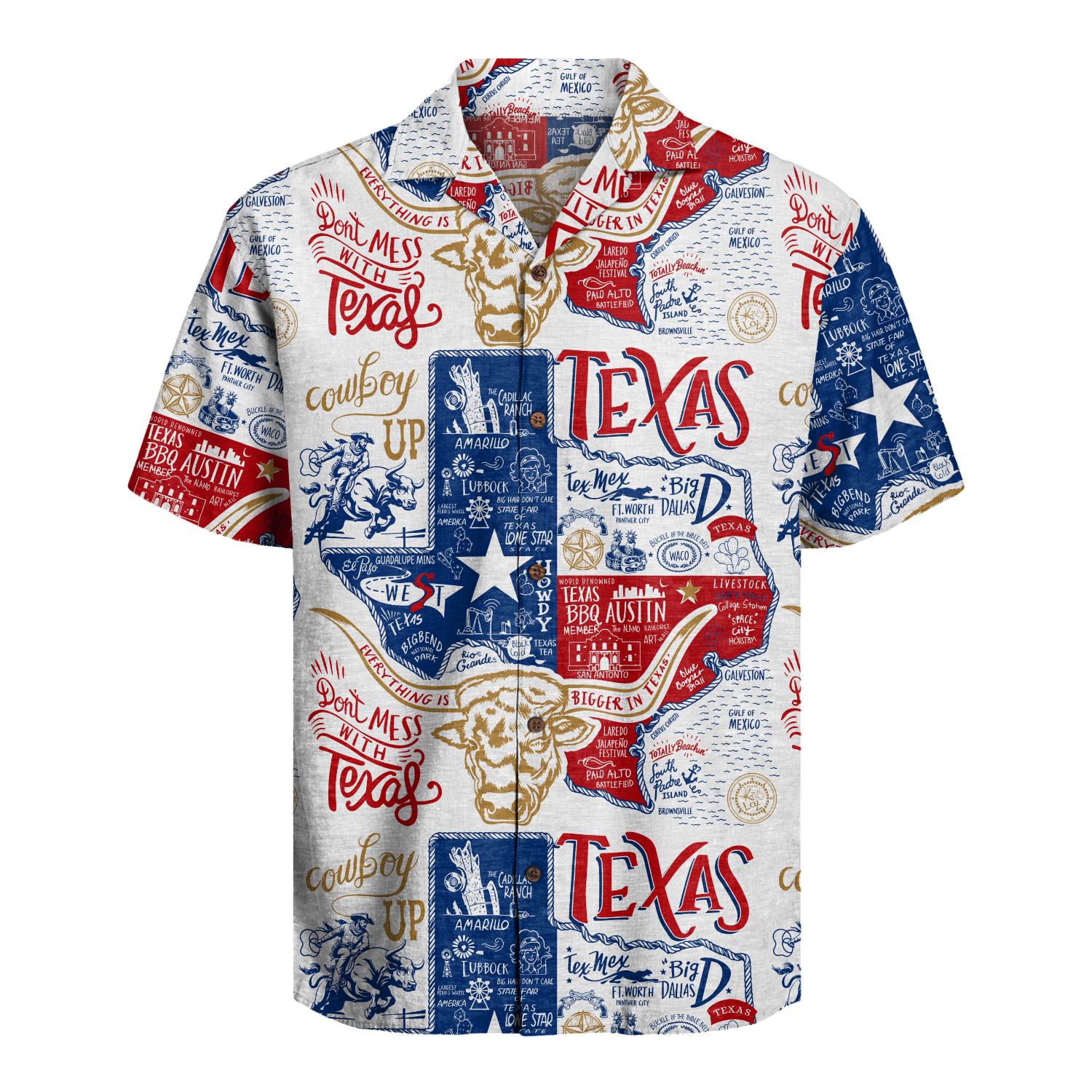 Texas Hawaiian Shirt
