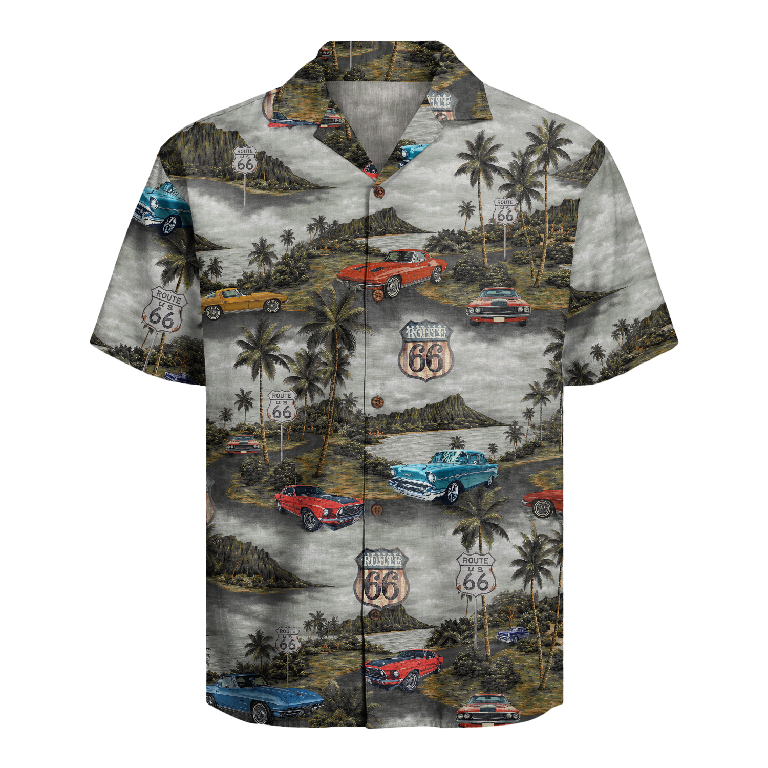Classic Car Hawaiian Shirt