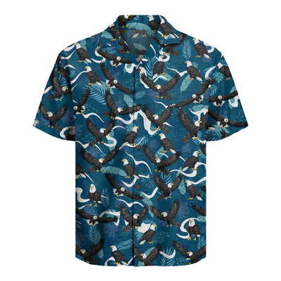 Bird Watching Summer Shirt for Men - Hawaiian Bird Button-Up