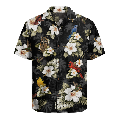Birdwatcher Hawaiian Shirt for Men - All-Over Bird Print