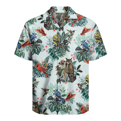 Birdwatcher Hawaiian Shirt for Men - All-Over Bird Print