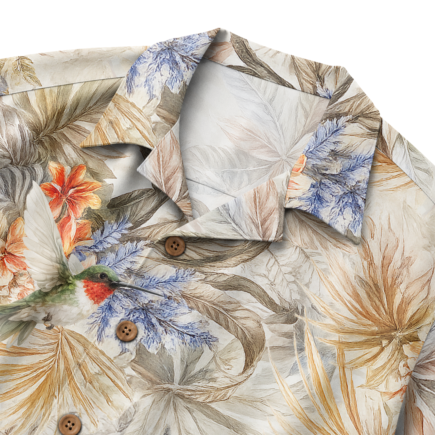 Bird Hawaiian Shirt for Men - Bird Watching Nature Print