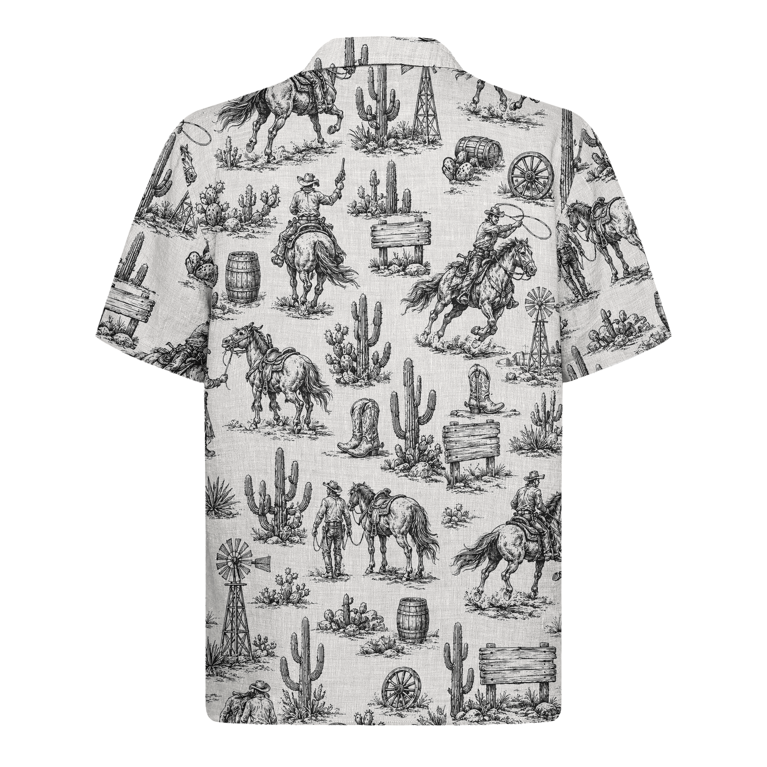 Cowboy Hawaiian Shirt
