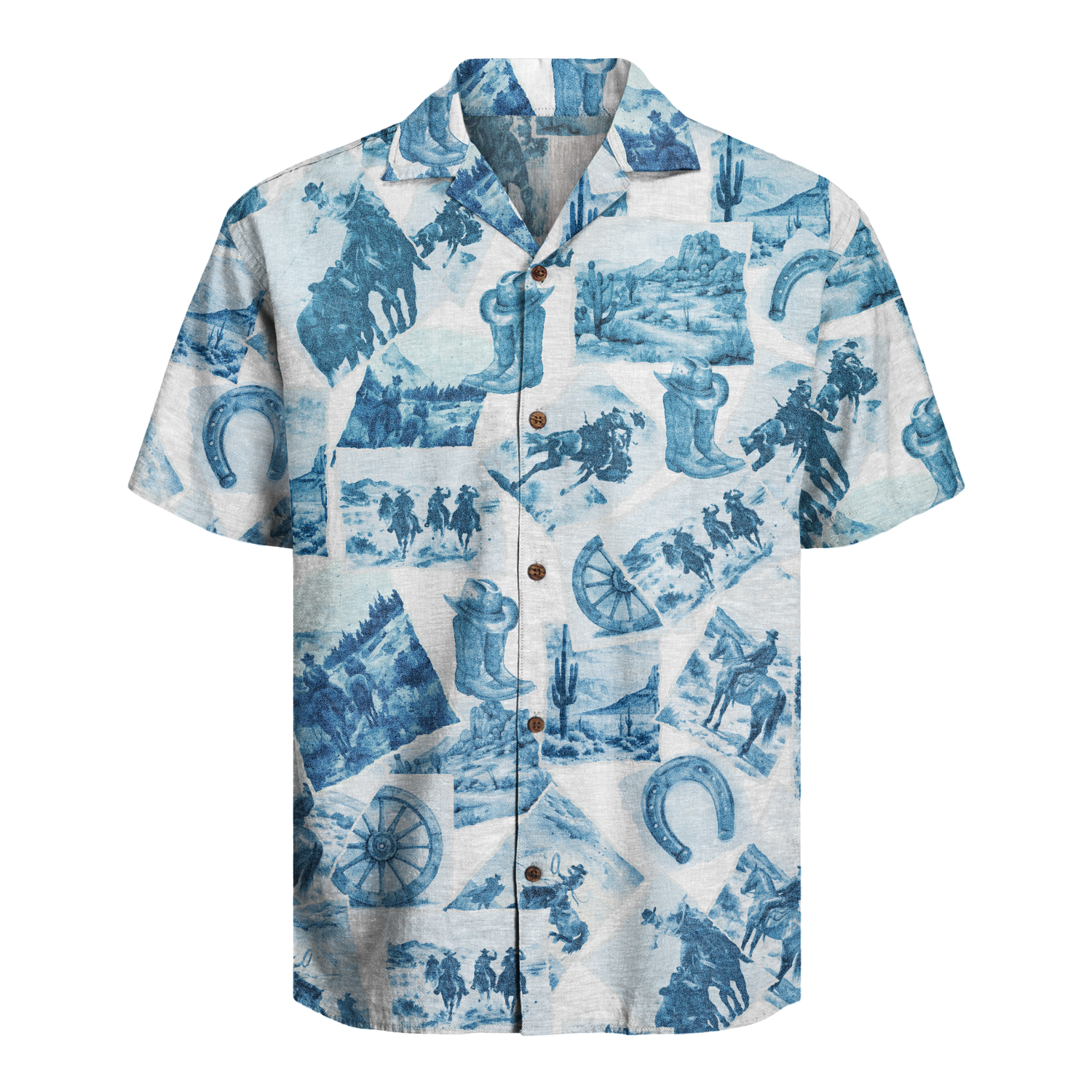 Cowboy Hawaiian Shirt