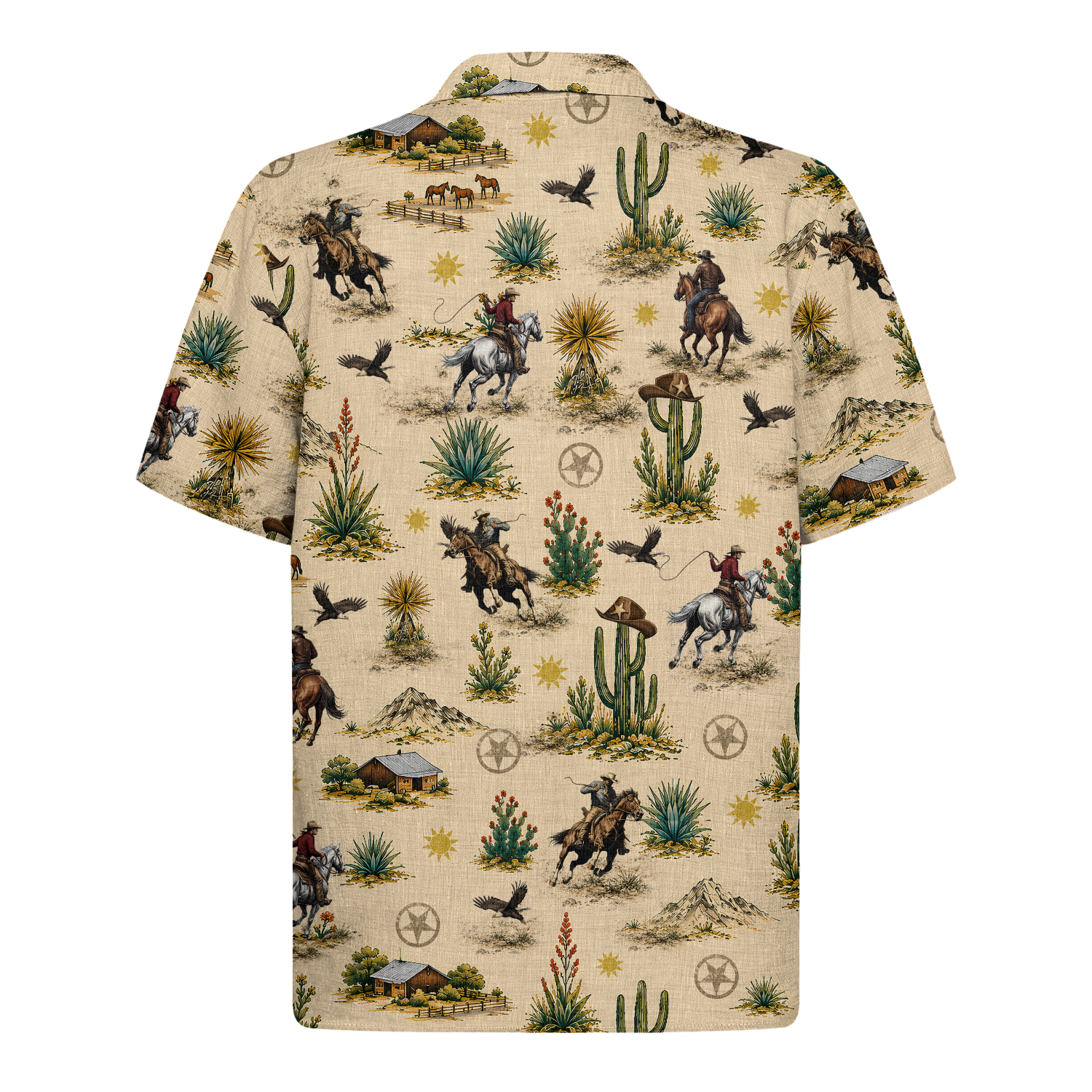 Cowboy Hawaiian Shirt