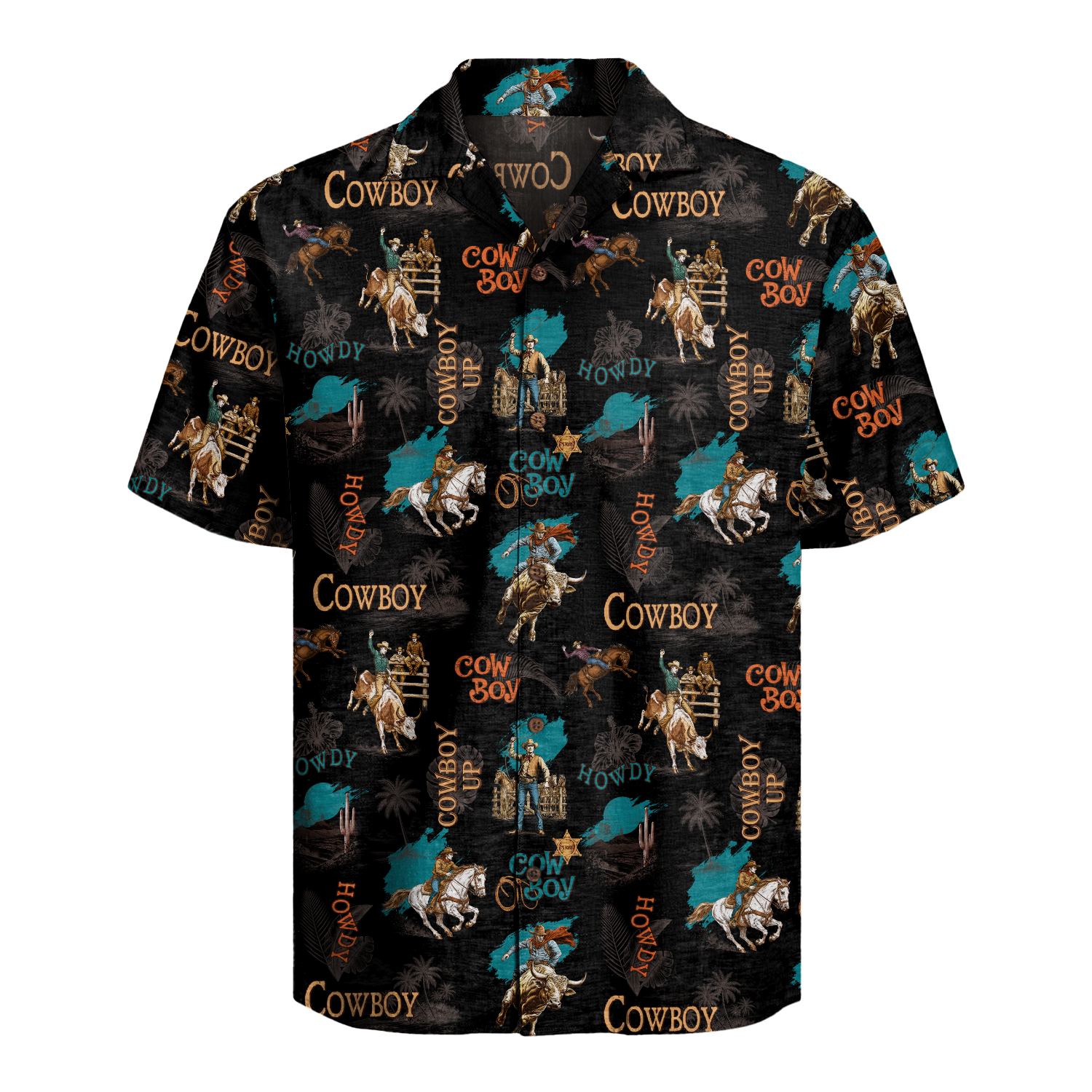 Cowboy Hawaiian Shirt