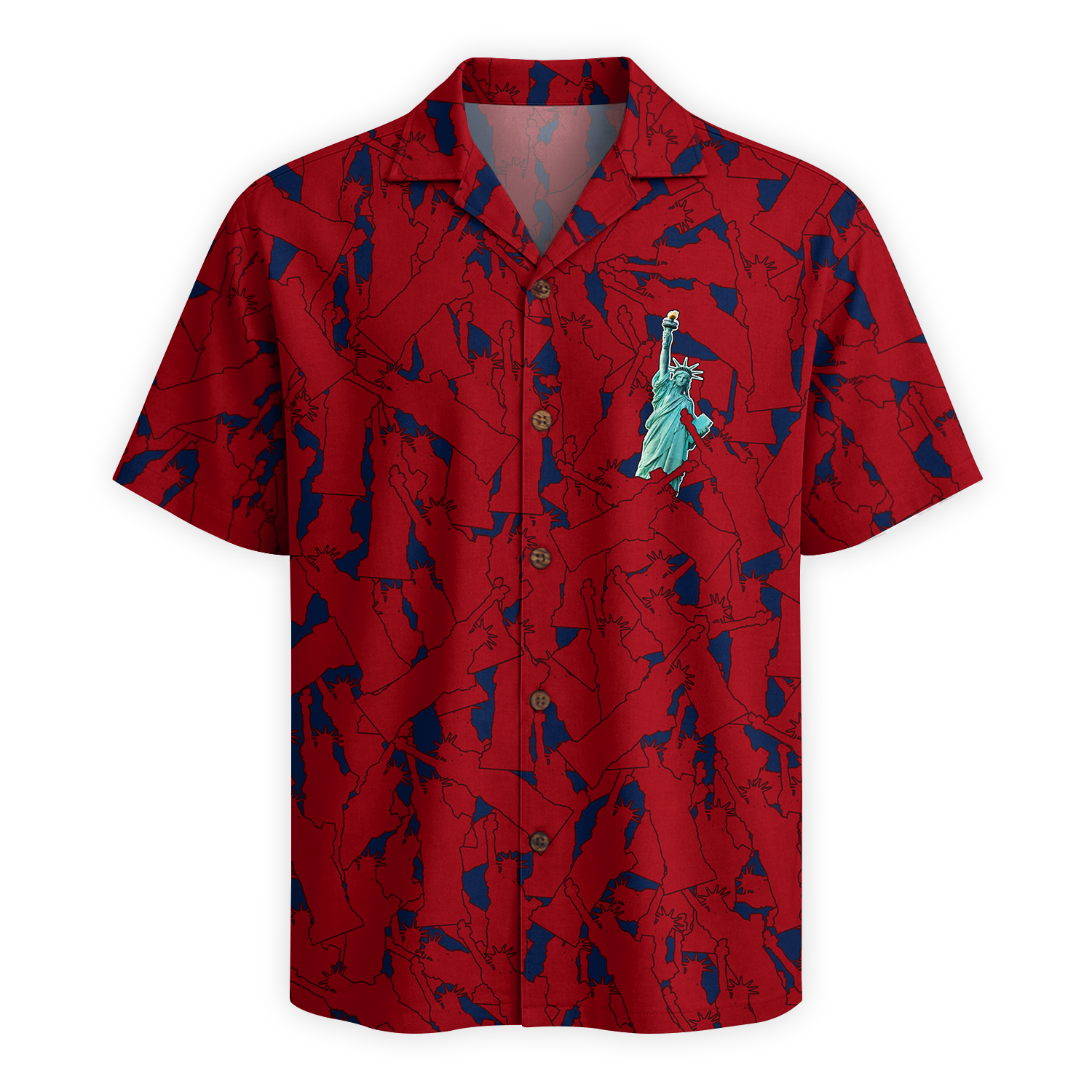 Liberty Heritage Red Hawaiian Shirt
