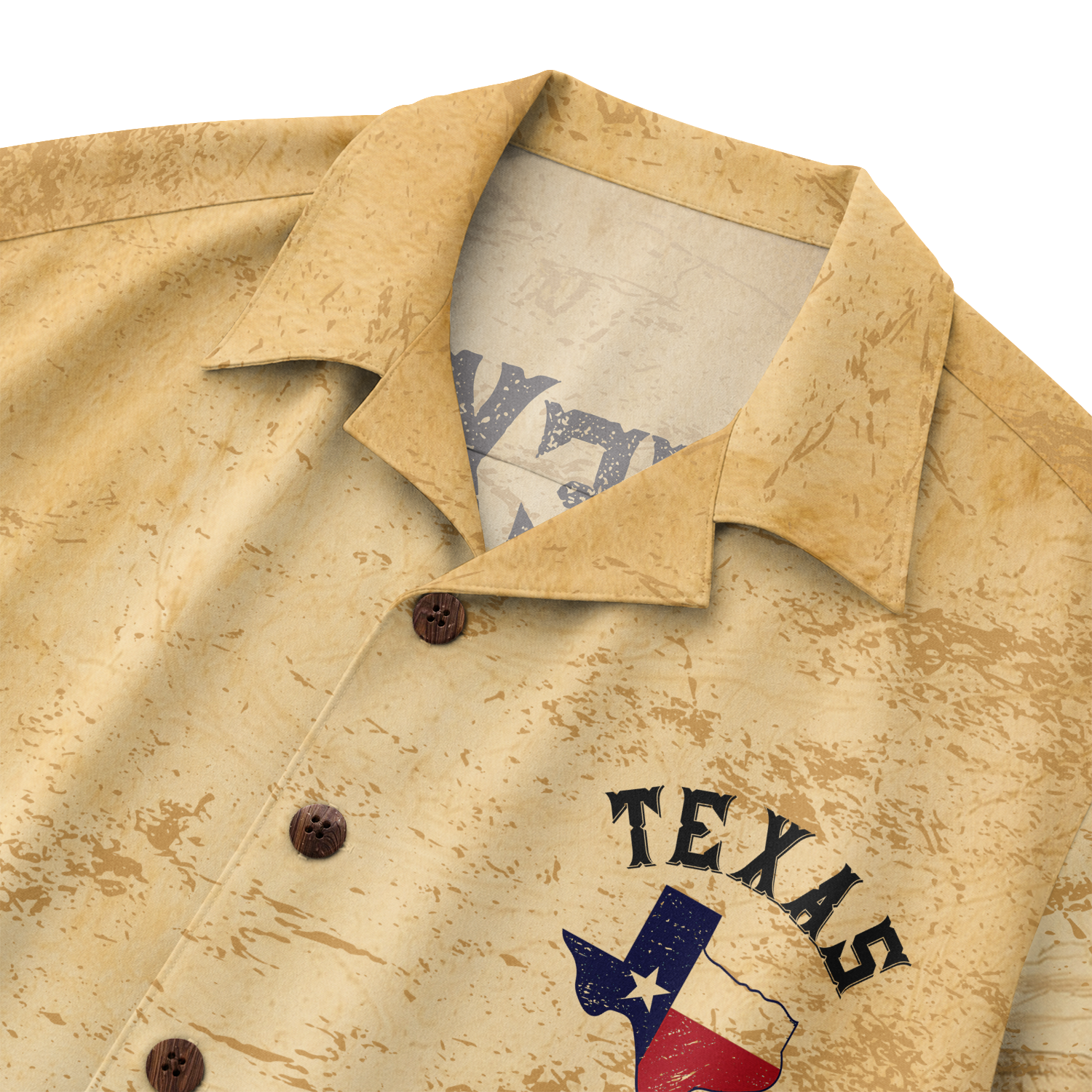 Texas Shirt for Men - Vintage Heritage Hawaiian Button-Up