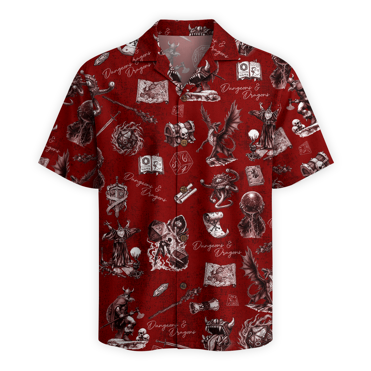 DnD Game Hawaiian Shirt
