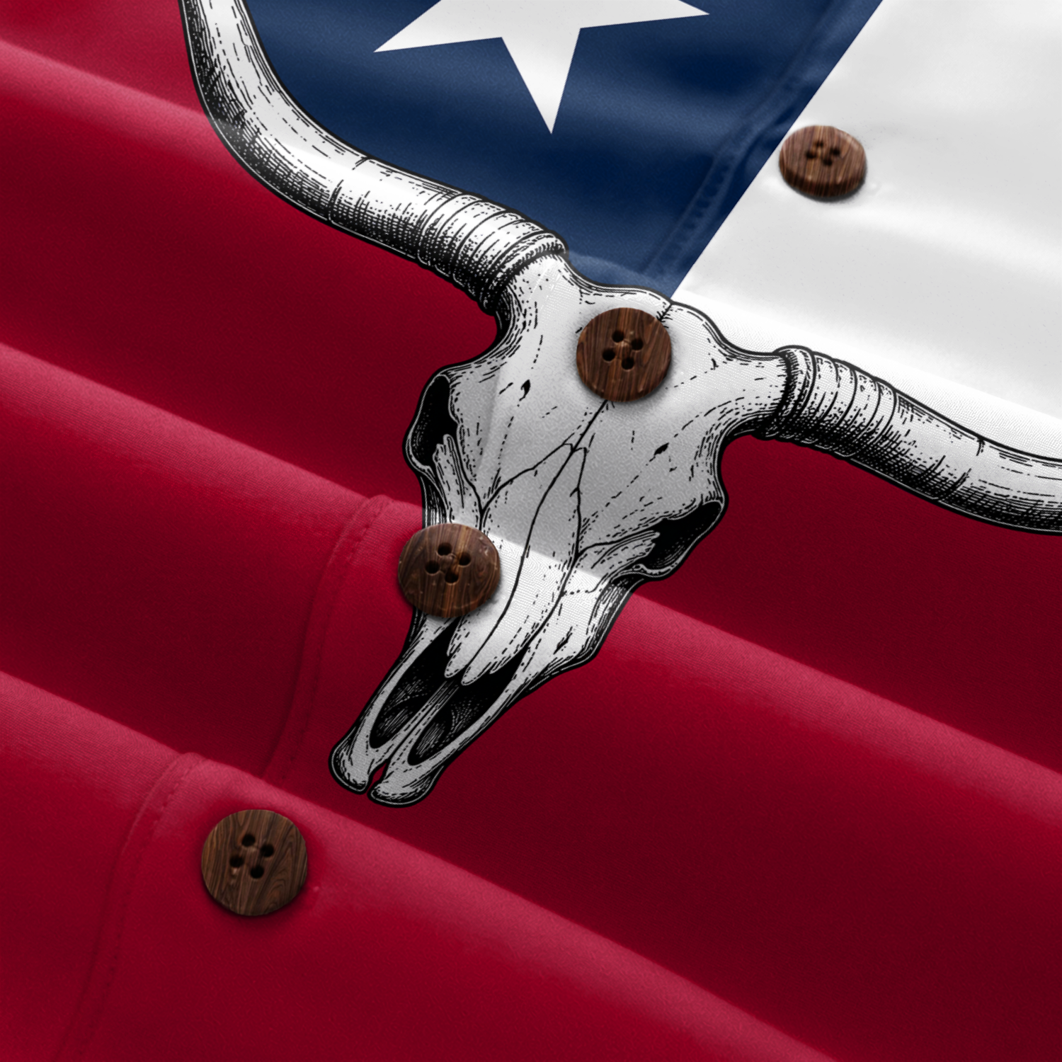 Texas Flag Hawaiian Shirt for Men