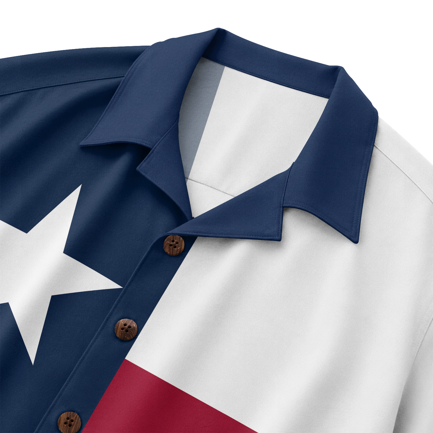 Texas Flag Hawaiian Shirt for Men