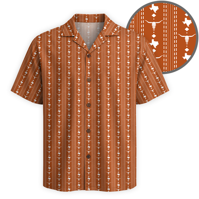 Texas Check Hawaiian Shirt for Men