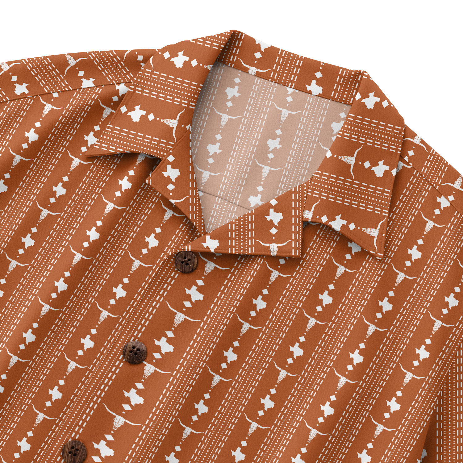 Texas Check Hawaiian Shirt for Men
