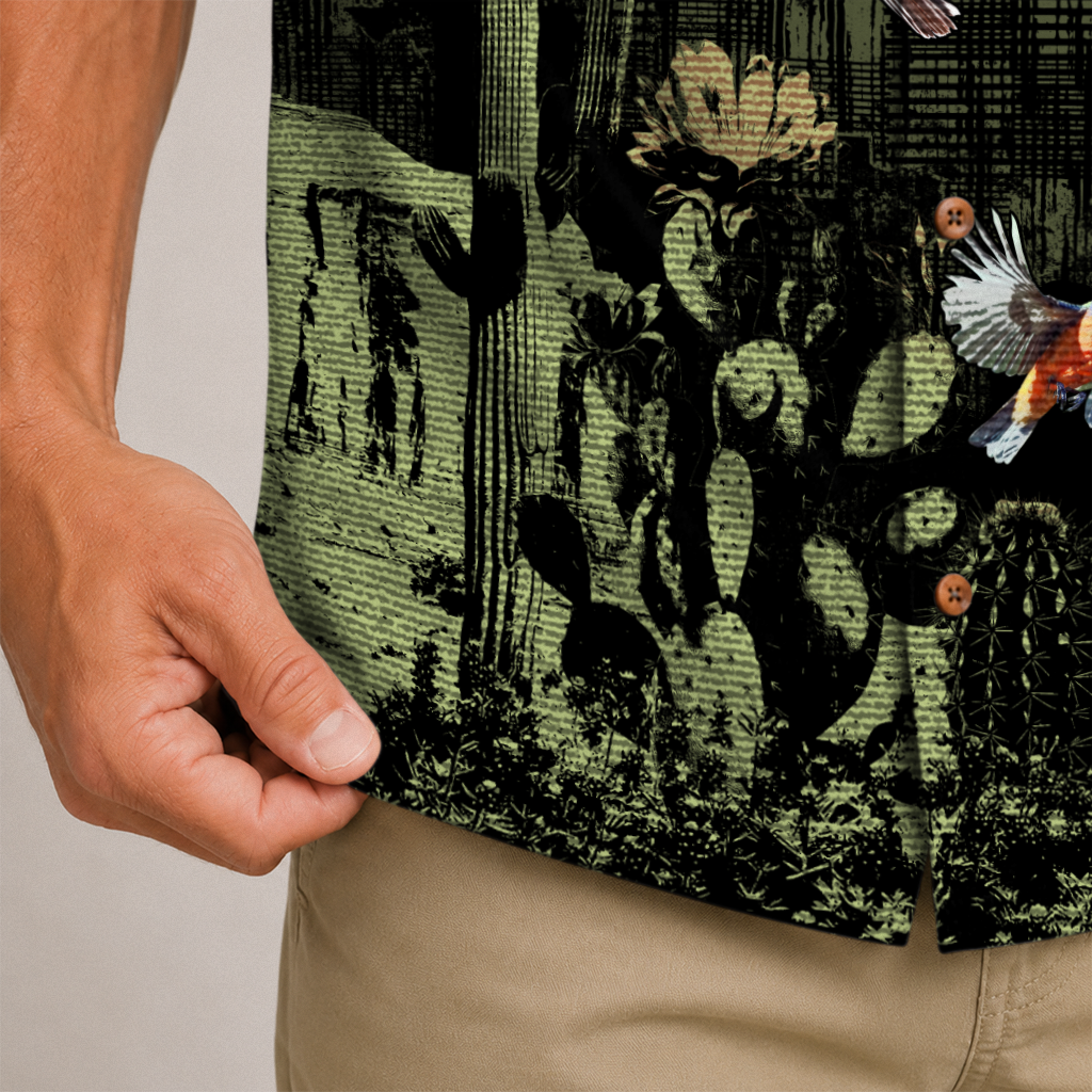 Texas x Bird Watching Hawaiian Shirt for Men