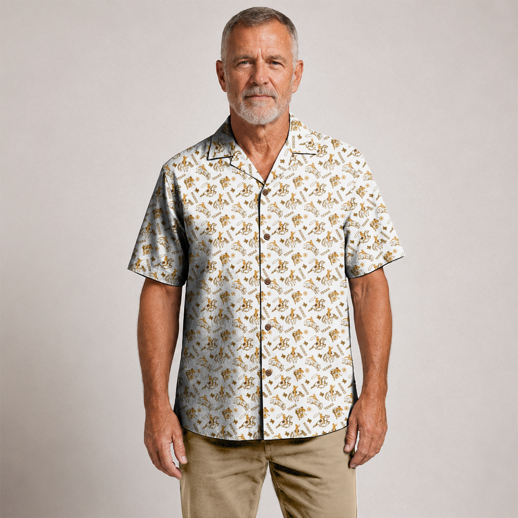 Traditions Texas Hawaiian Shirt for Men
