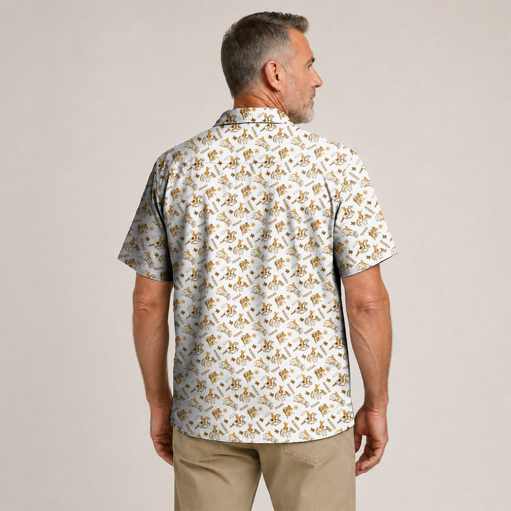 Traditions Texas Hawaiian Shirt for Men
