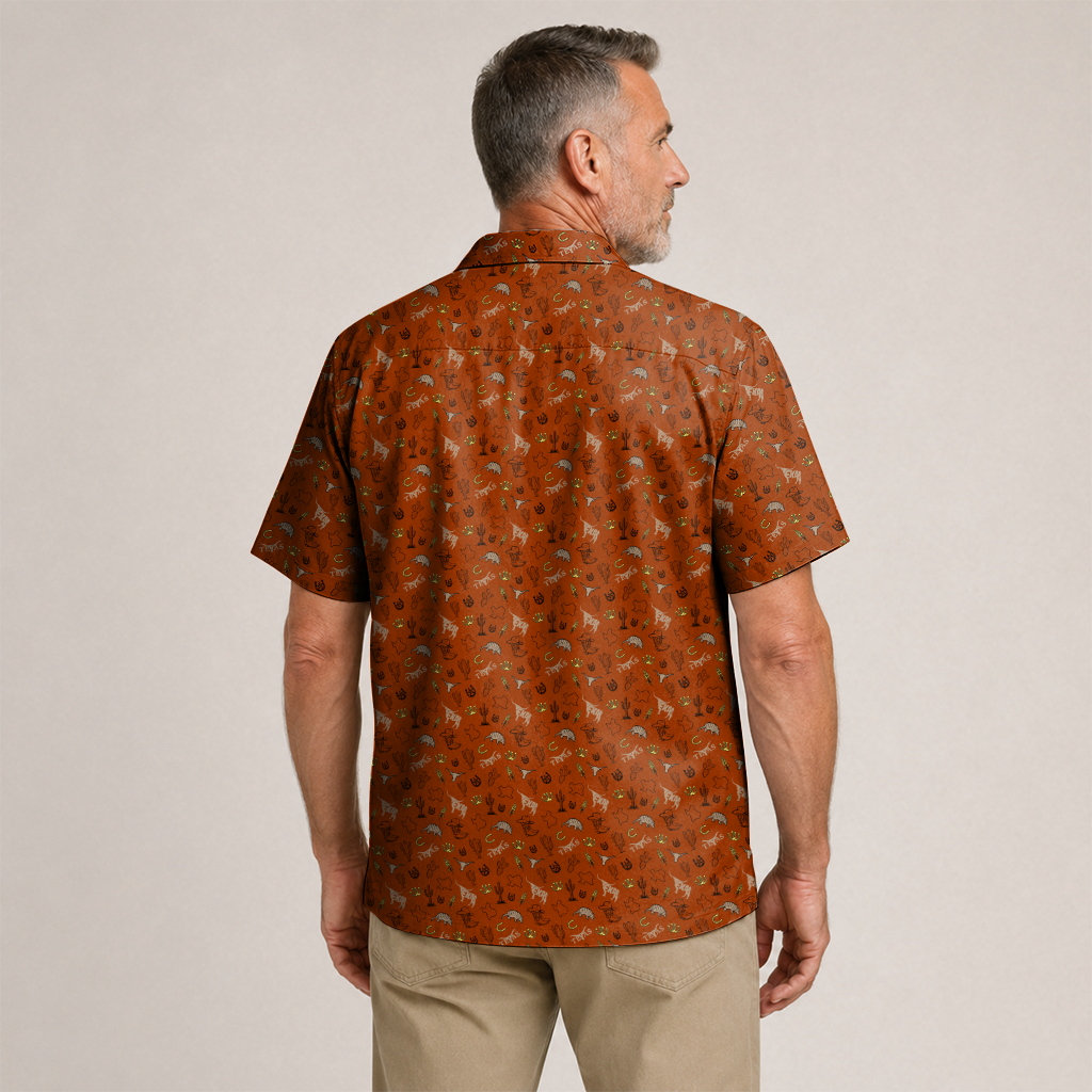 Traditions Texas Hawaiian Shirt for Men