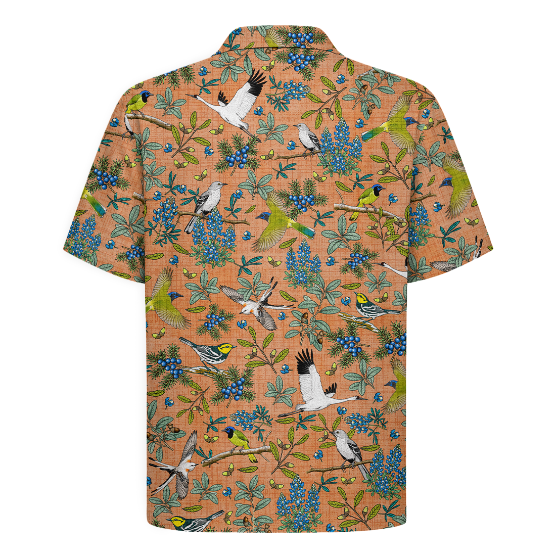 Texas x Bird Watching Hawaiian Shirt for Men