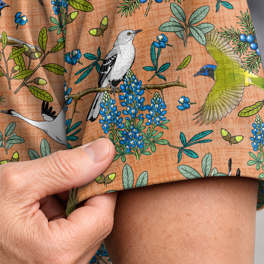 Texas x Bird Watching Hawaiian Shirt for Men