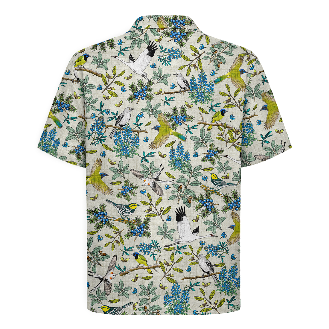 Texas x Bird Watching Hawaiian Shirt for Men