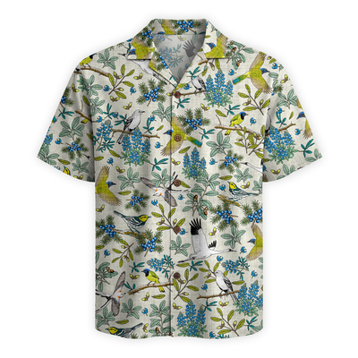 Texas x Bird Watching Hawaiian Shirt for Men