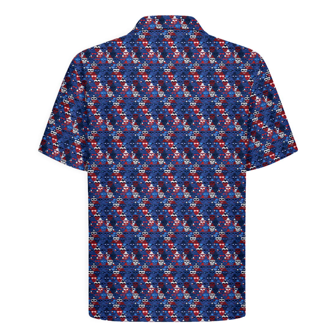 Texas x Skull Hawaiian Shirt for Men
