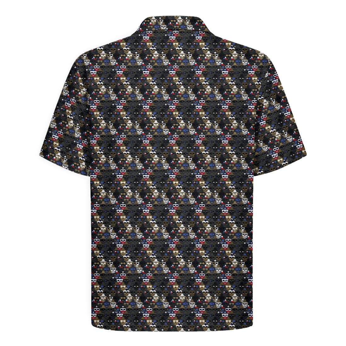 Texas x Skull Hawaiian Shirt for Men