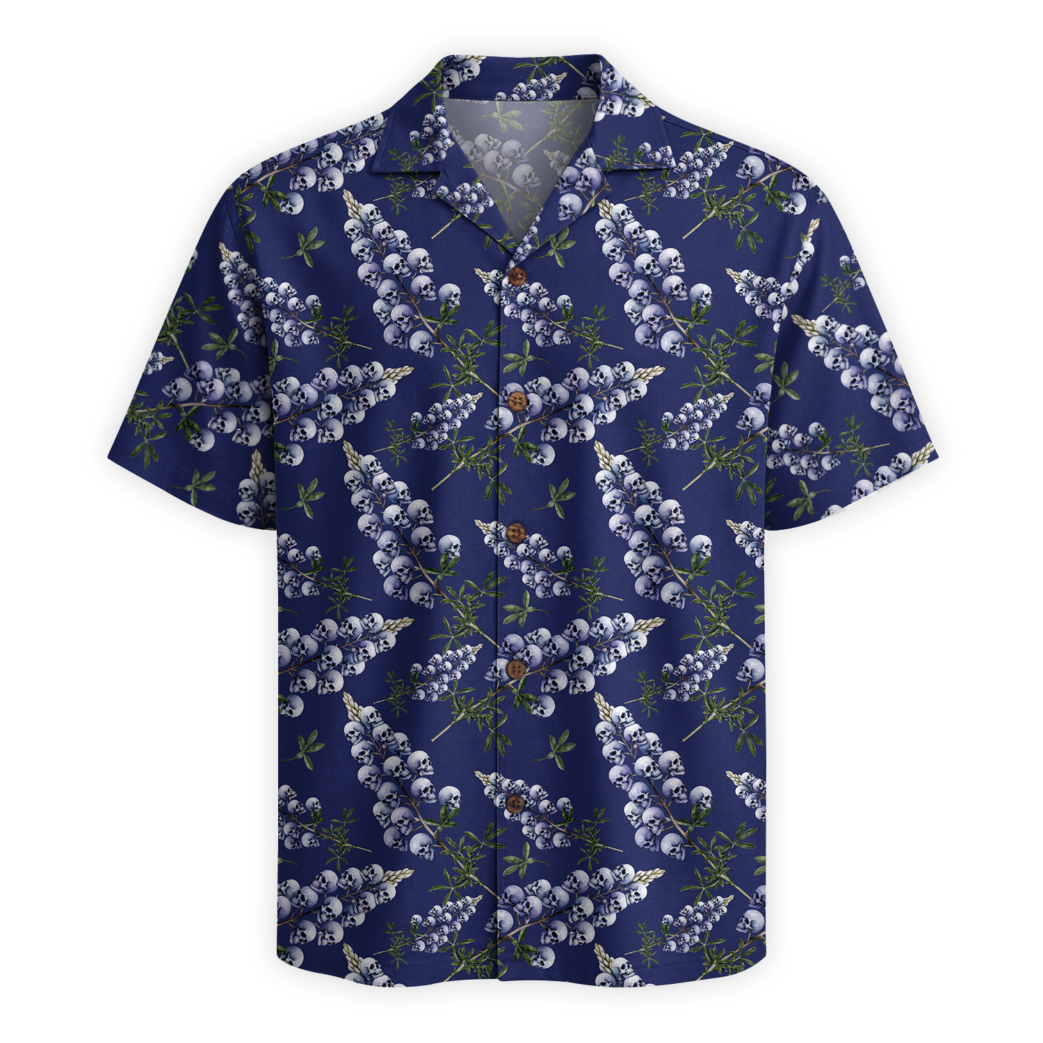 Texas x Skull Hawaiian Shirt for Men